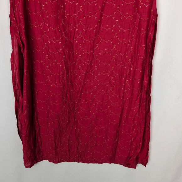 Red Sleeveless Dress - Picture 9 of 12